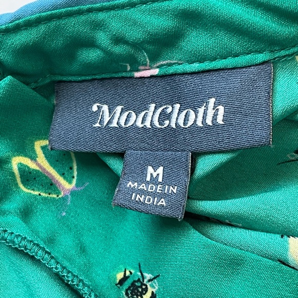 ModCloth Original Take Bug Insect Print Collared Dress | Size M - Picture 7 of 10